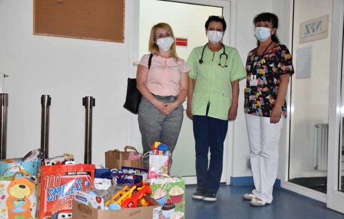 Piękny prezent dla małych pacjentów