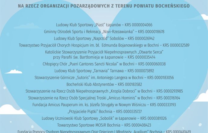 Mały procent -wielkie wsparcie