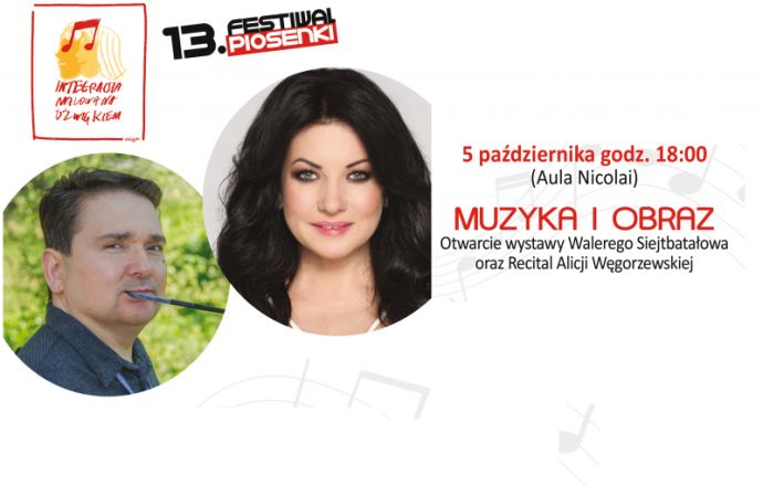 Obraz i Muzyka… czyli otwarcie wystawy Walerego Siejtbatałowa oraz recital Alicji Wegorzewskiej