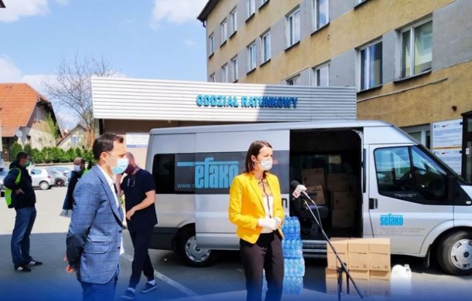 Wsparcie dla bocheńskiego szpitala